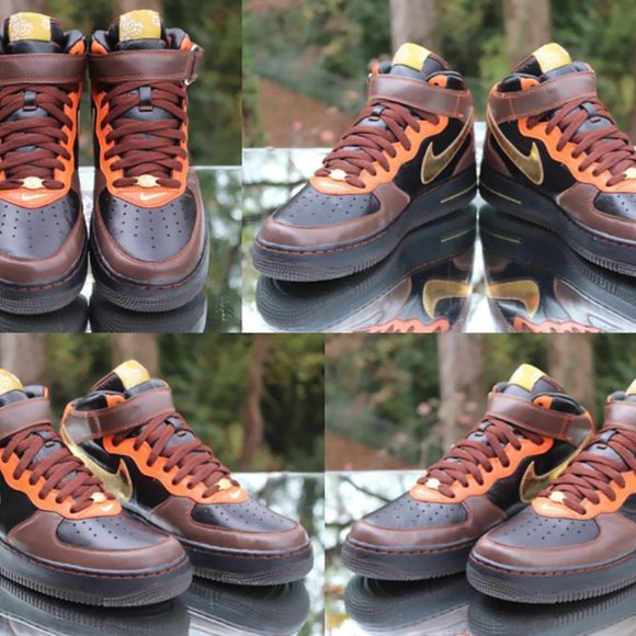 Nike Air Force 1 Mid ID 2006 Premium Leather - Picture 9 of 16